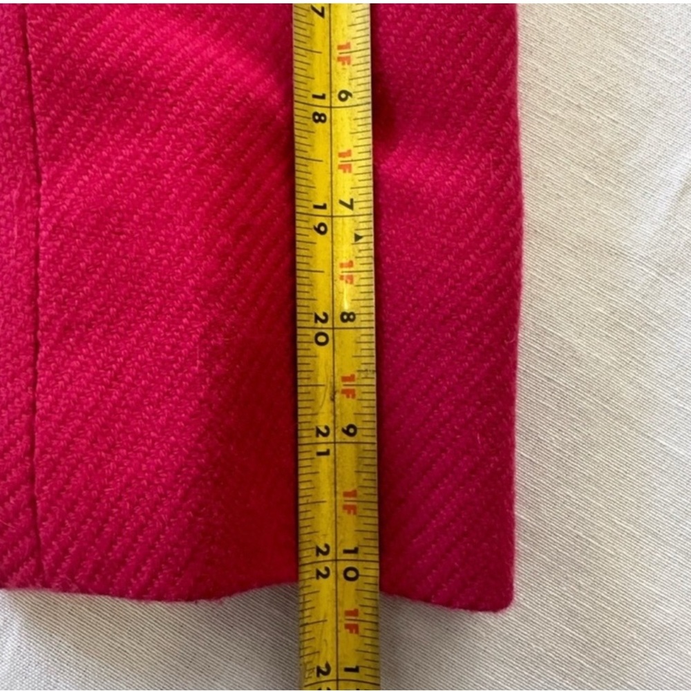 Talbots Pink Wool Blend Zip Blazer Jacket - Picture 8 of 12